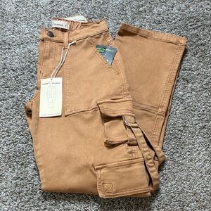 Women's Brown Cargo Pants